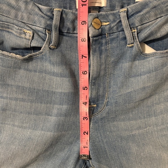 Frame Denim Le Mini Boot Le Freak Light Wash Jeans Size 28 - Picture 8 of 9